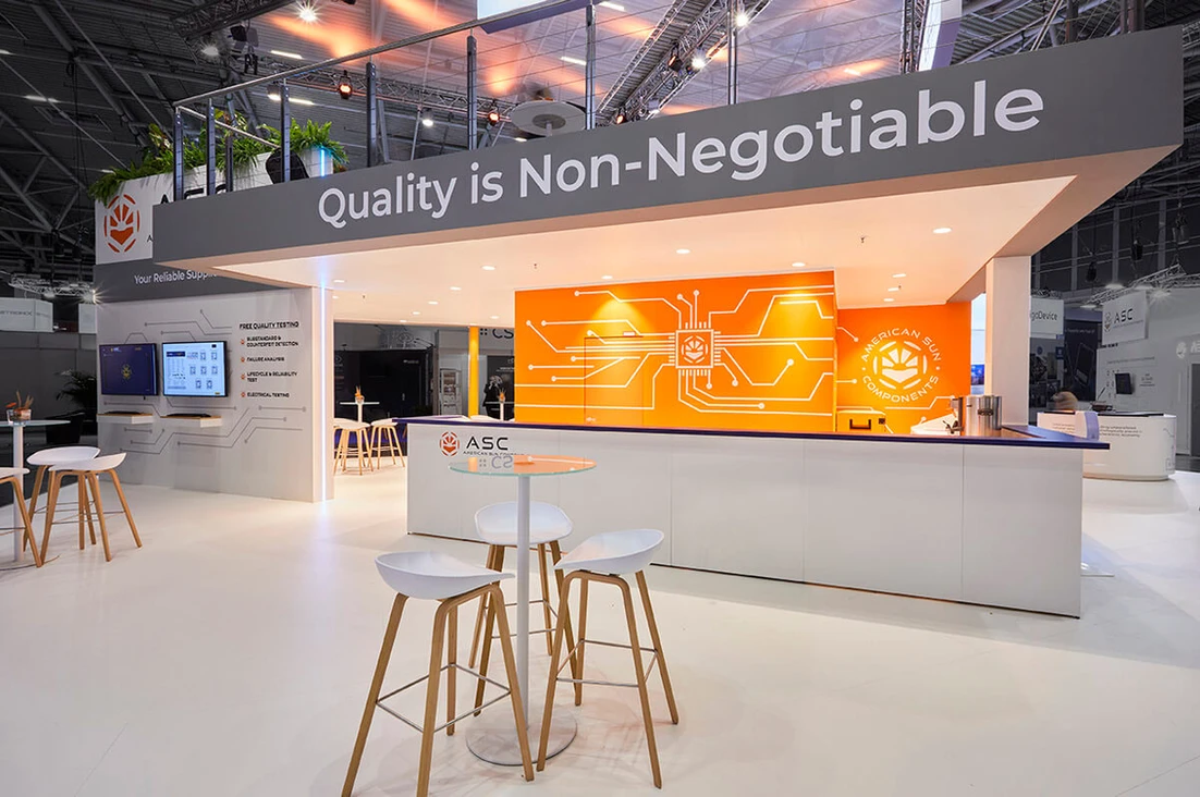ASC's Electronica 2022 booth boasts
