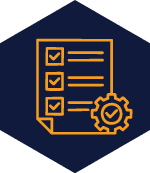 Icon representing Client Requirements Analysis for ASC Global's Manufacturing Capabilities, symbolizing tailored solutions, precision engineering, and customer-focused manufacturing processes