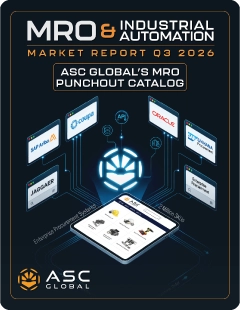 Download button featuring the cover of ASC Global's MRO Market Report Q3 2026, linking to the PDF edition with industrial market insights, supply chain trends, and procurement updates.