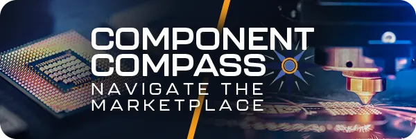 market_report_form_banner_slim_component_compass Banner for ASC Global's Market Report featuring global financial charts, semiconductor icons, and a world map background symbolizing international market trends and analysis