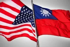 Cargo containers, industrial materials, and transportation components moving through an international trade hub, representing the U.S.–Taiwan trade agreement. The image highlights revised tariff policies affecting auto parts, timber, lumber, aircraft components, and manufacturing supply chains, supporting semiconductor industry growth, industrial investment, reduced production costs, and stronger cross-border trade relations.