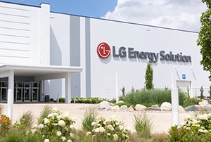 LG Energy Solution’s new $2 billion battery plant in Lansing, Michigan, beginning production of LFP cells for utility, commercial, and industrial energy storage and NMC cells for Toyota electric vehicles, with planned annual capacity exceeding 35 GWh and expanded employment.