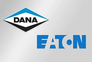 Illustration of commercial trucks, electric vehicles, and advanced drivetrain components connected through a modern transportation and manufacturing network. The image represents Dana Incorporated's $5.1 billion merger with Eaton's vehicle mobility business, highlighting innovation in powertrain systems, vehicle electrification, mobility technologies, operational efficiency, and the future of next-generation transportation solutions.