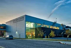 Illustration of a modern Siemens manufacturing facility featuring automated production lines, electrical equipment, and advanced industrial technologies. The image represents Siemens Canada's completed expansion in Drummondville, Quebec, highlighting increased production capacity, enhanced automation, workforce development, supply chain resilience, and support for growing demand in electrification and industrial markets across North America.